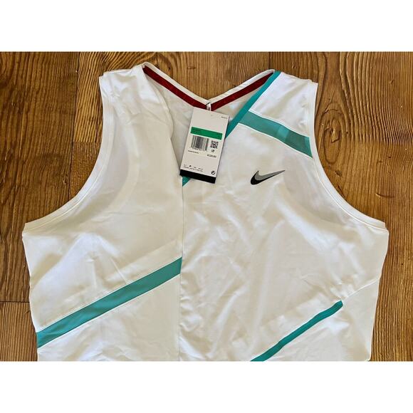 Nike Court Tennis Dress Dri-Fit Pleated Ruffle White DD8710-100 Women's Size XL - Picture 16 of 16